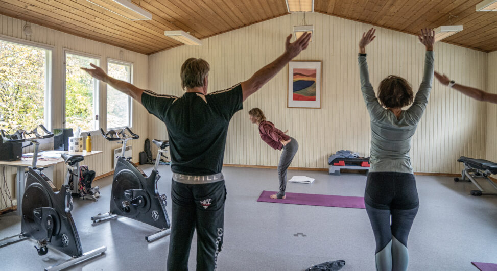 Yoga på rusbehandlingsinstitusjonen A-senteret